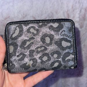 coach leopard print wallet